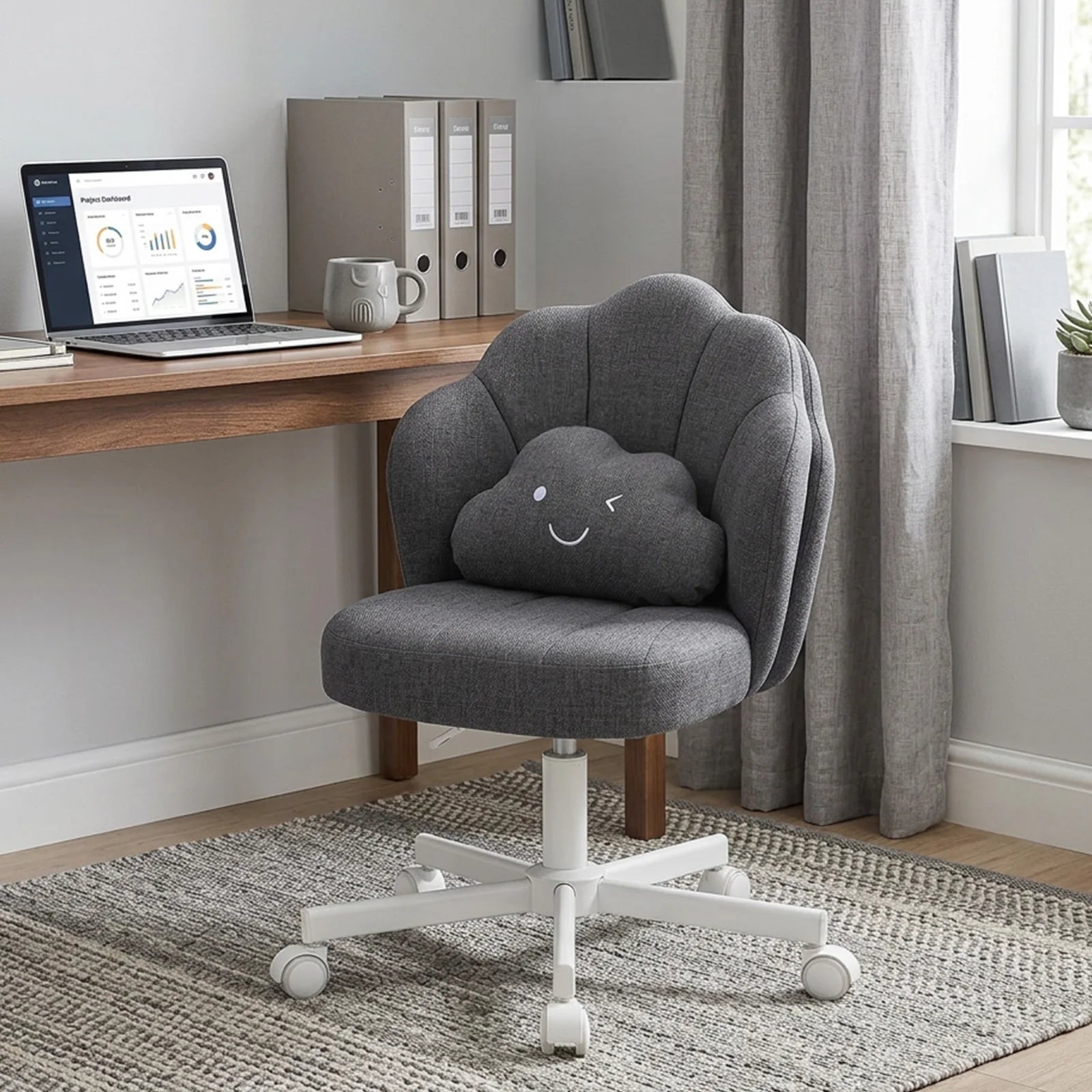 Chaise de Coiffeuse Pivotante Réglable