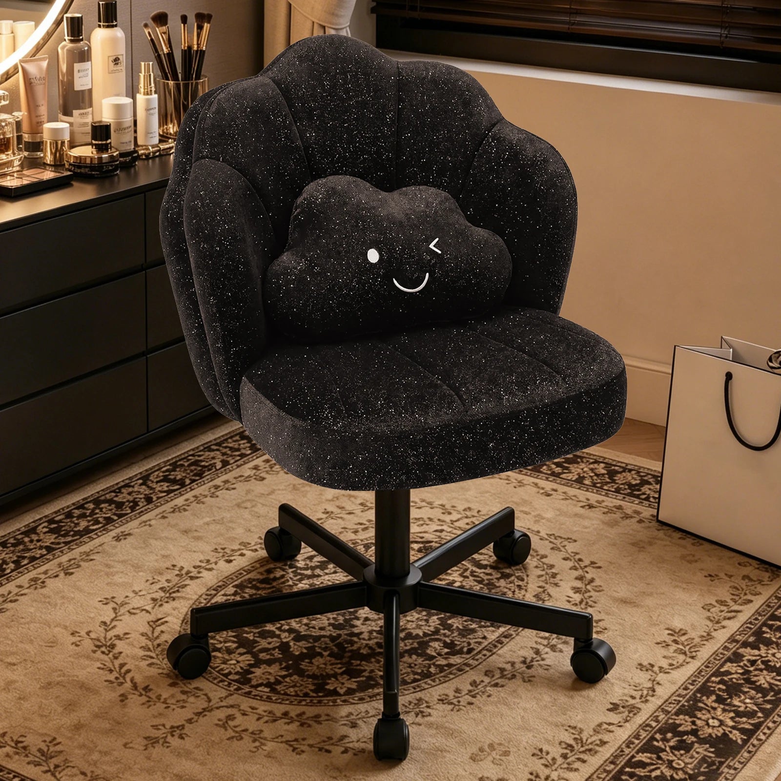 Chaise de Coiffeuse Pivotante Réglable