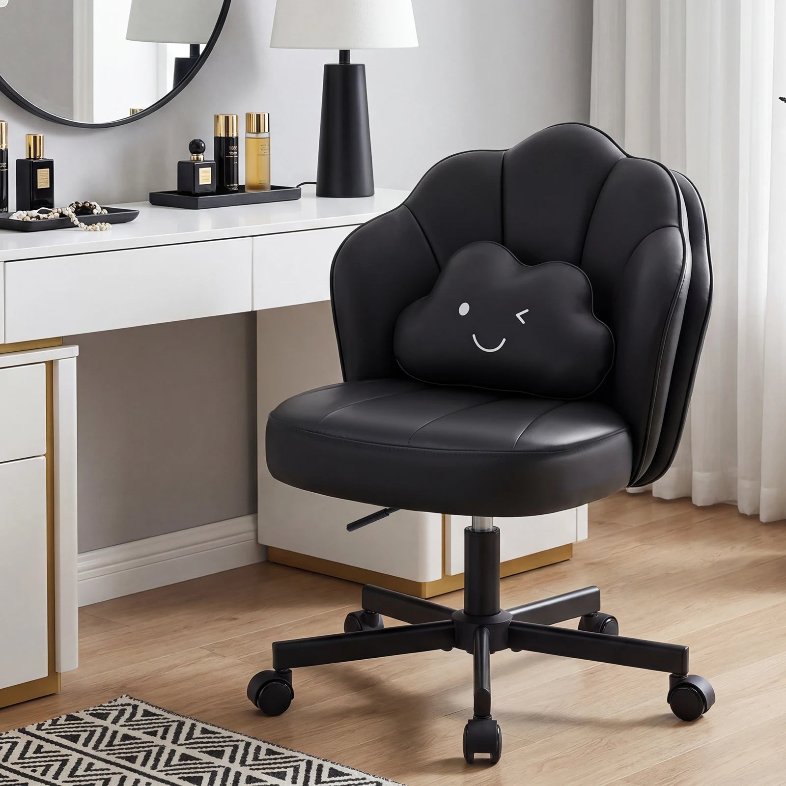 Chaise de Coiffeuse Pivotante Réglable