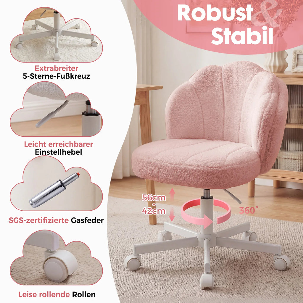 Chaise de Coiffeuse Pivotante Réglable