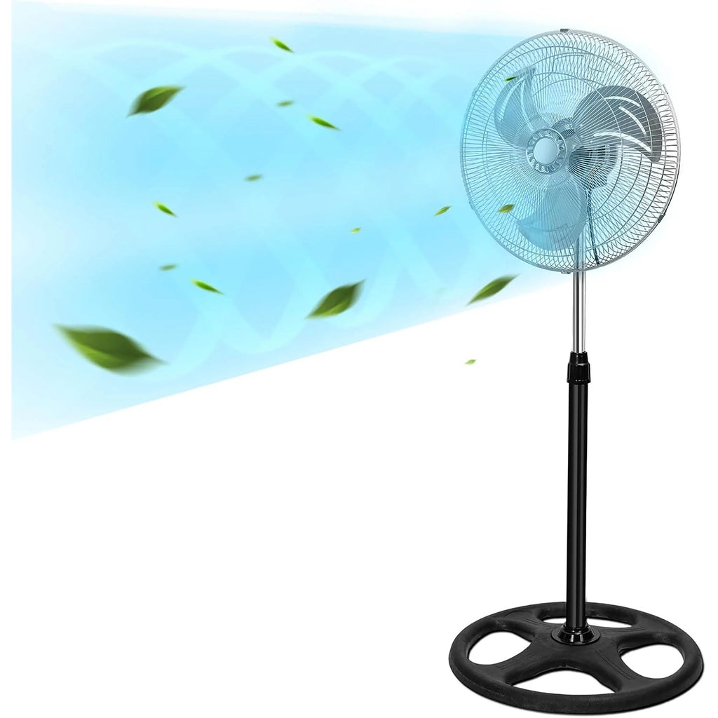 Ventilateur sur Pied Silencieux 80W