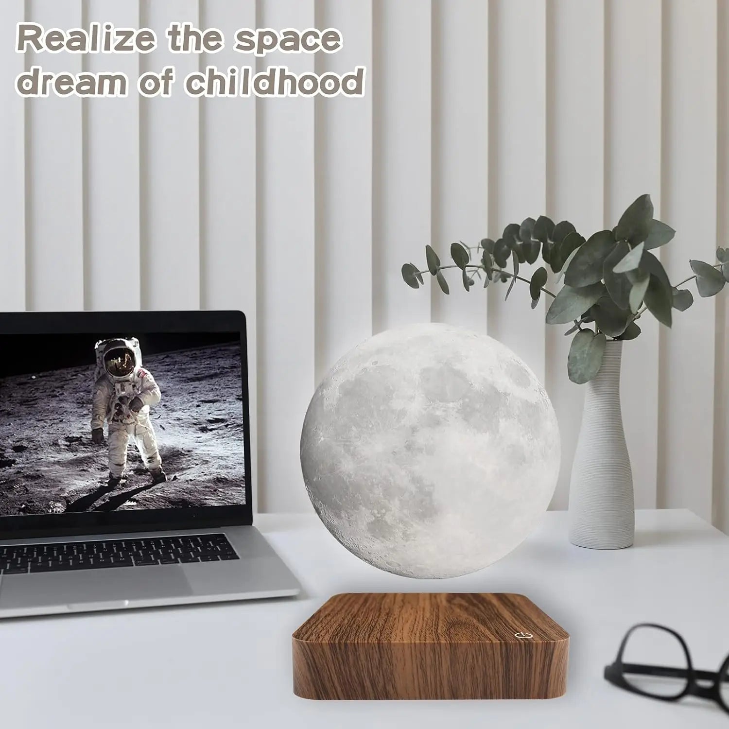 Lampe Lune Flottante Magnétique