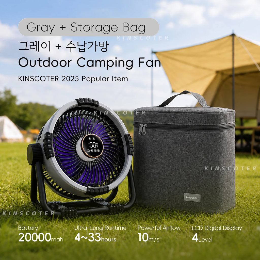 Ventilateur de Camping Rechargeable