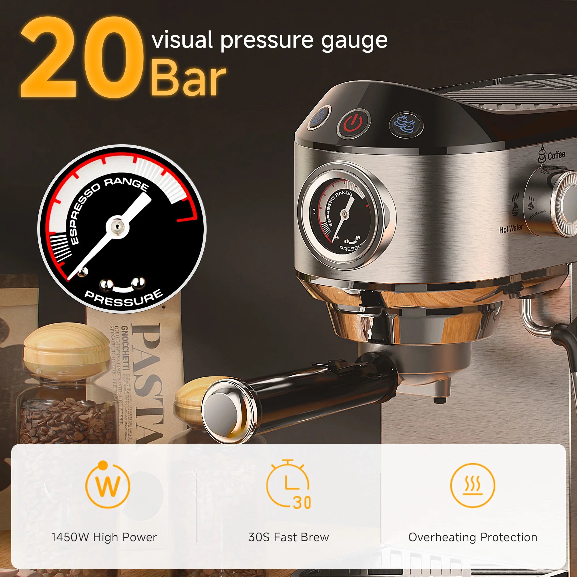 Machine à Café Expresso 20 Bars