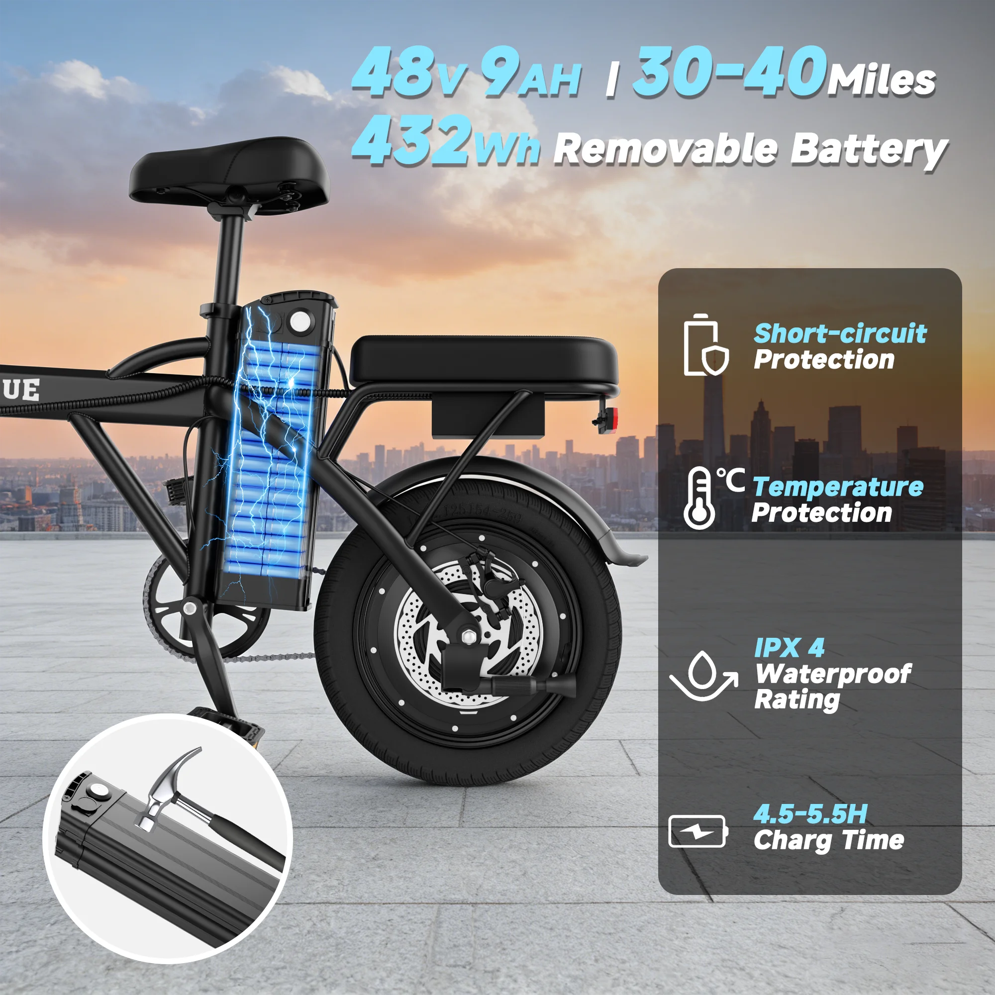 Vélo Électrique Pliable