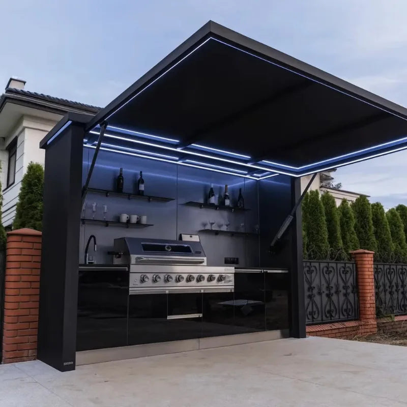 Cuisine Extérieure Inox pour Jardin