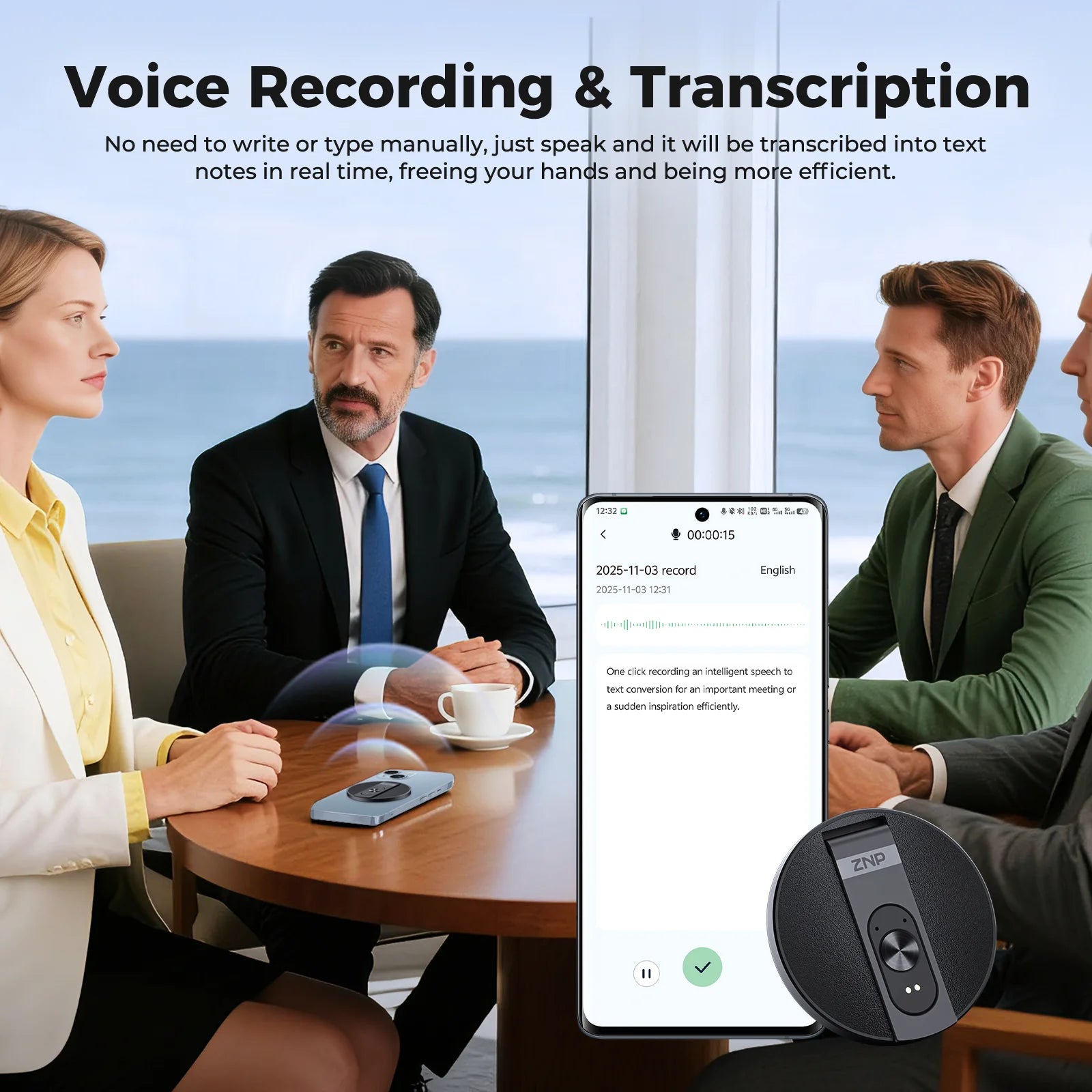 Traducteur Vocal Bluetooth IA PORTABLE