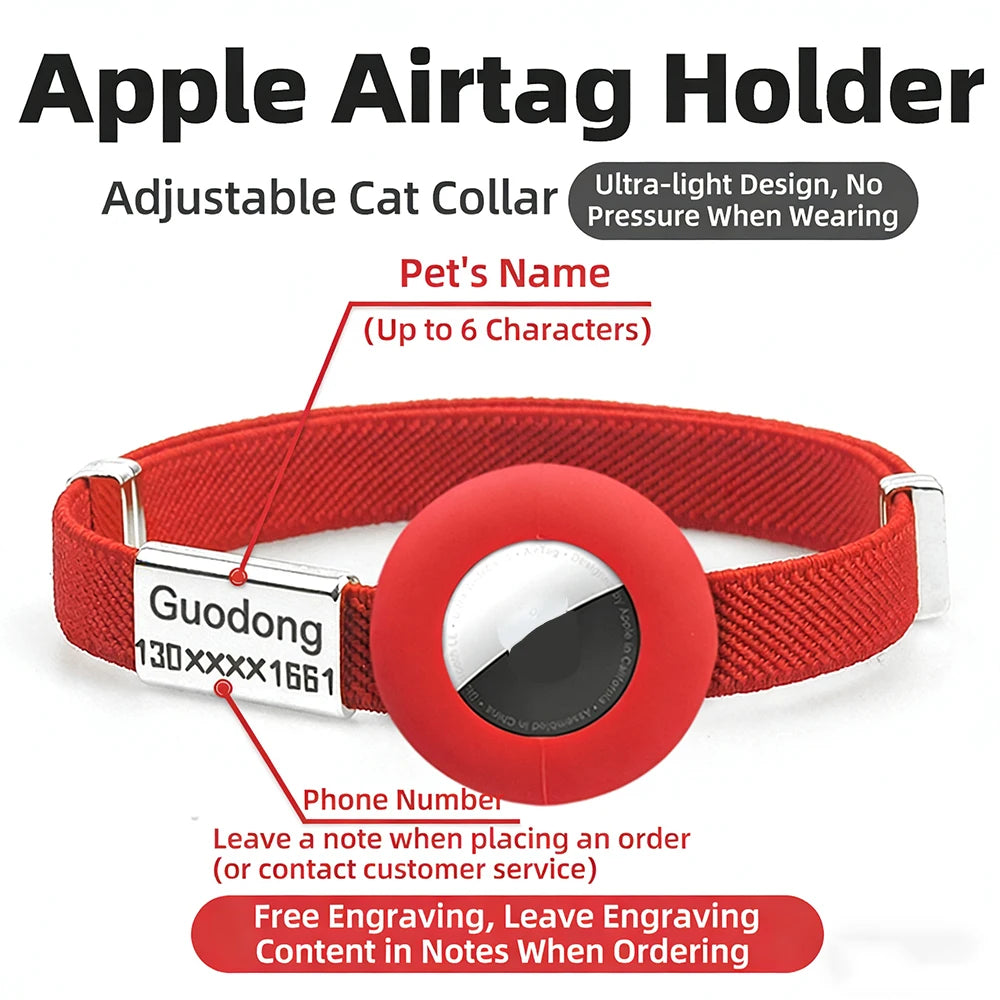 Collier pour Chat airtag