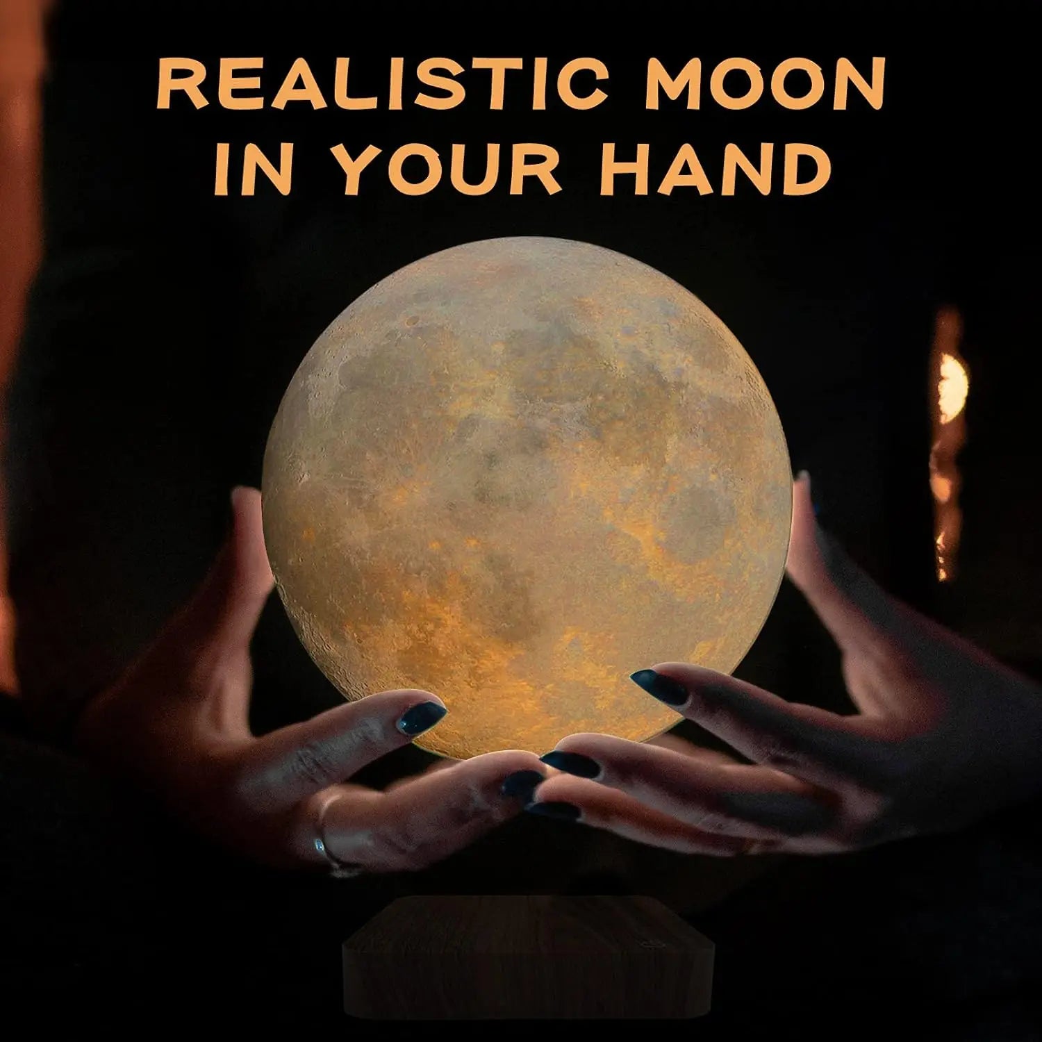 Lampe Lune Flottante Magnétique