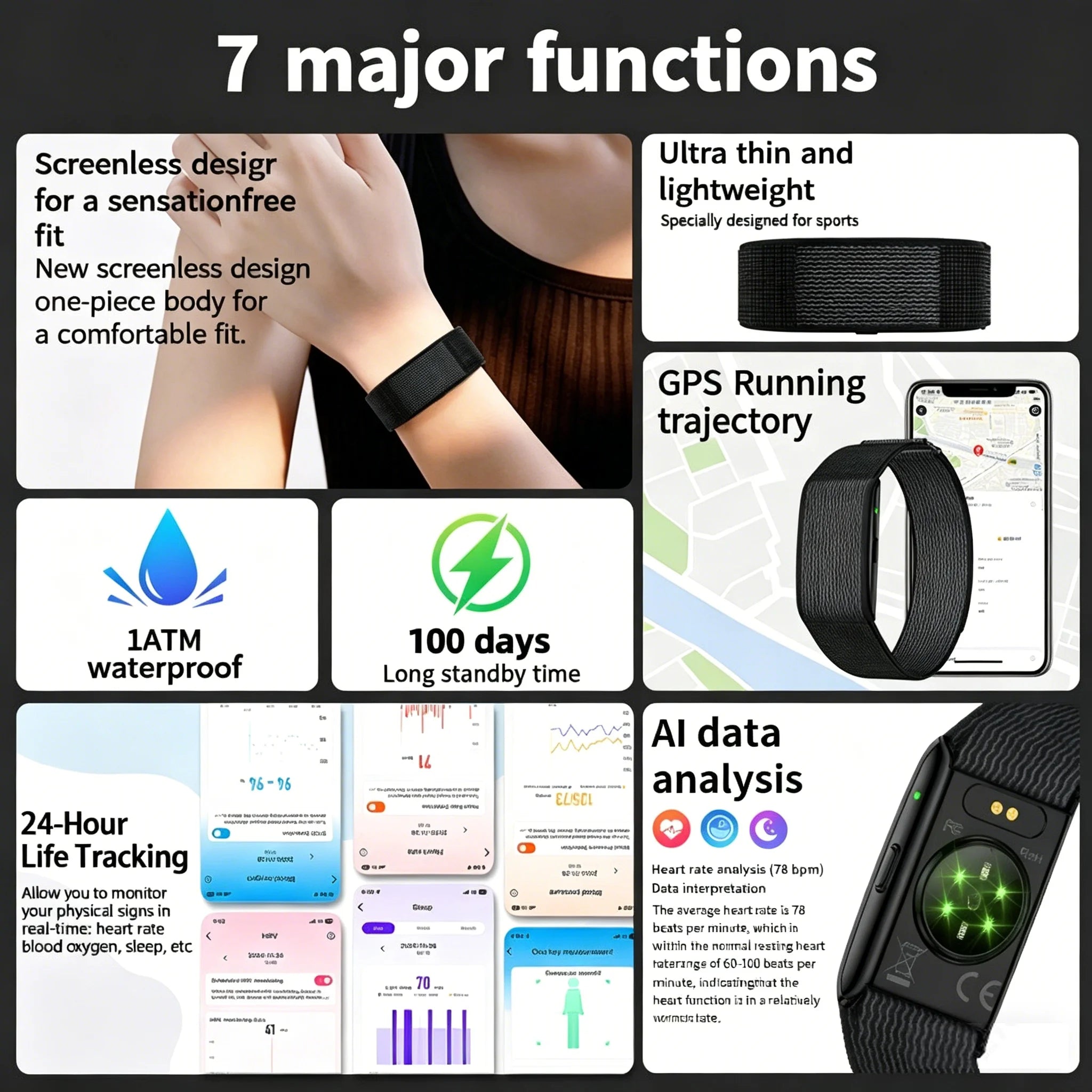 Montre Connectée Sans Écran