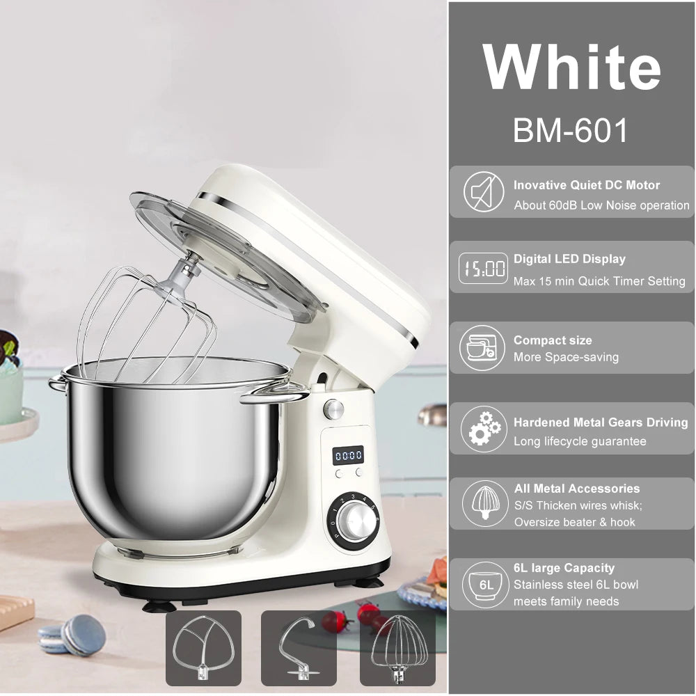 Robot Pâtissier 1200W 6L