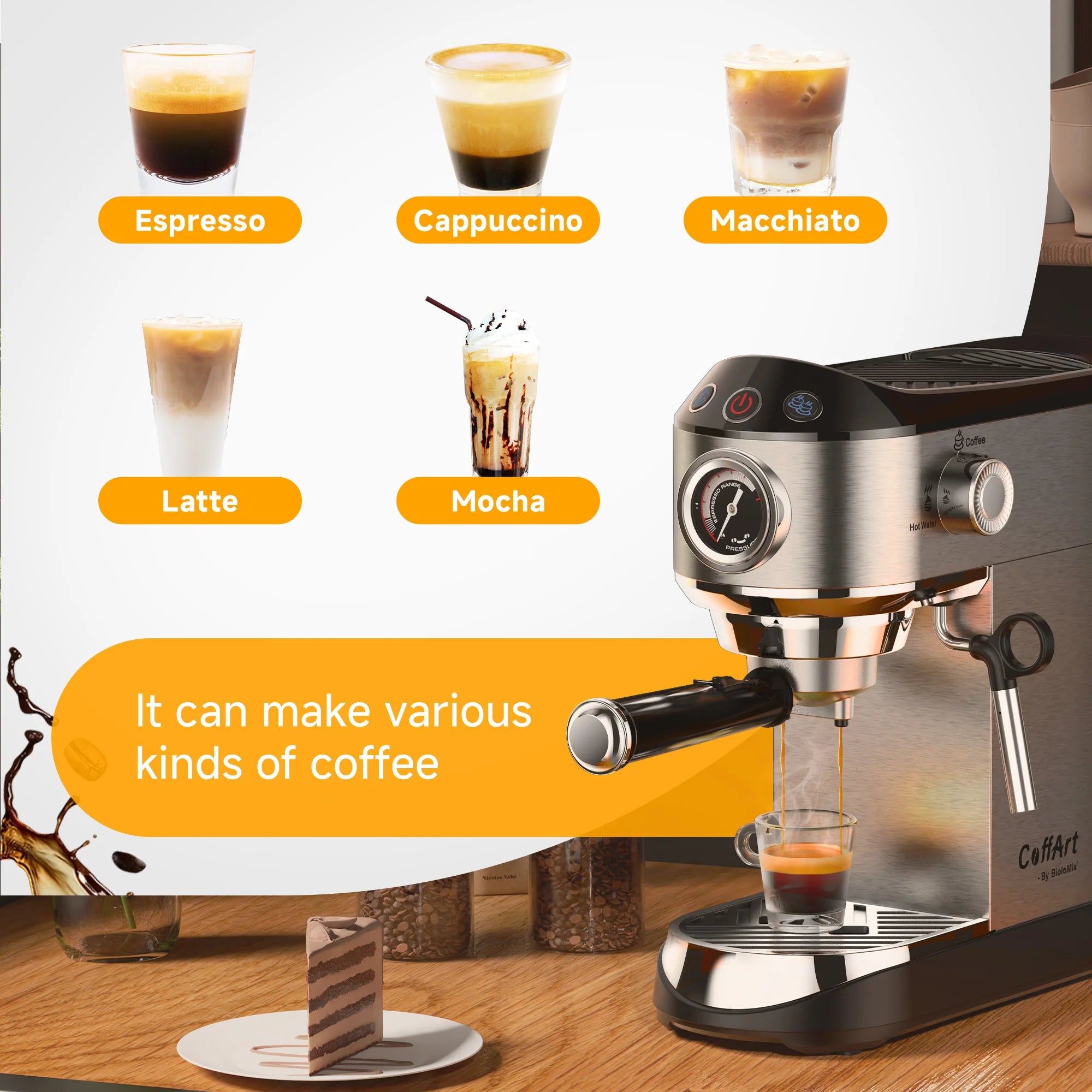 Machine à Café Expresso 20 Bars