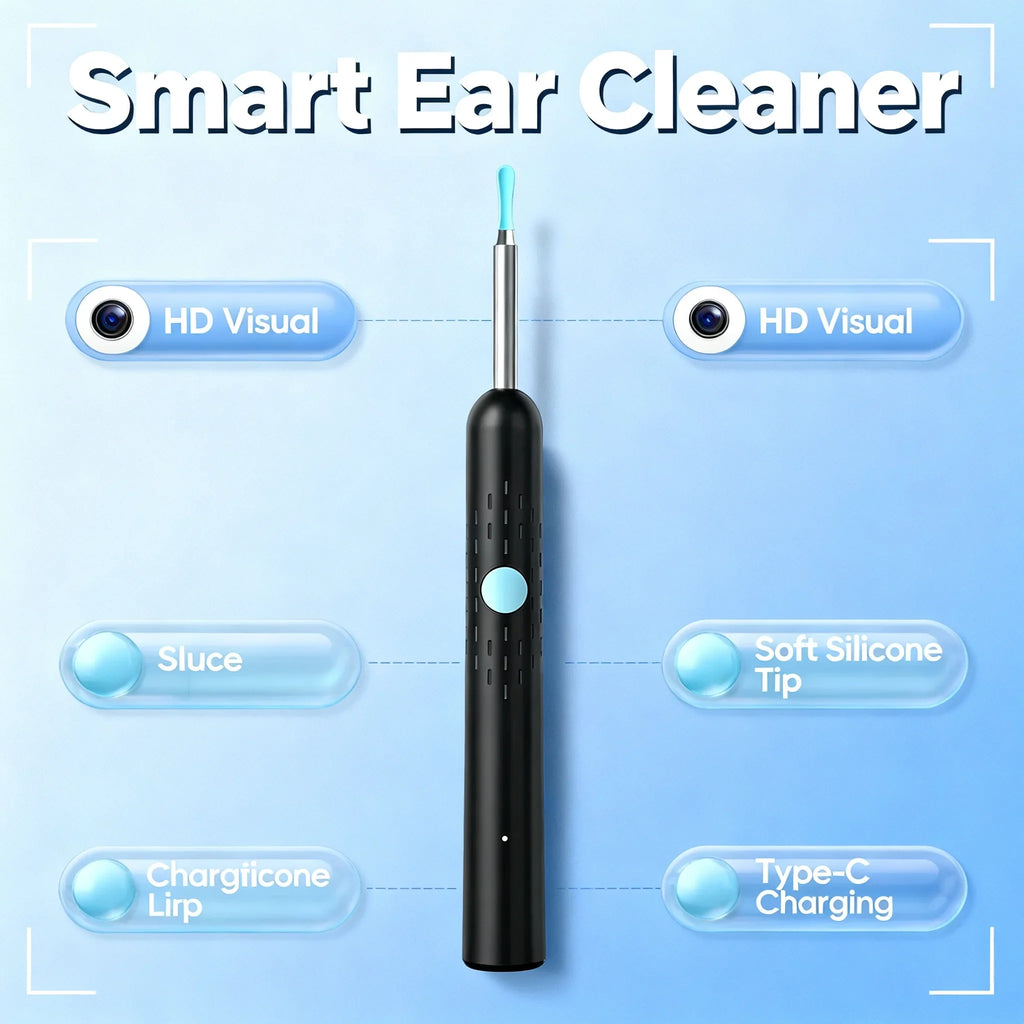 Nettoyeur d’oreilles intelligent avec caméra