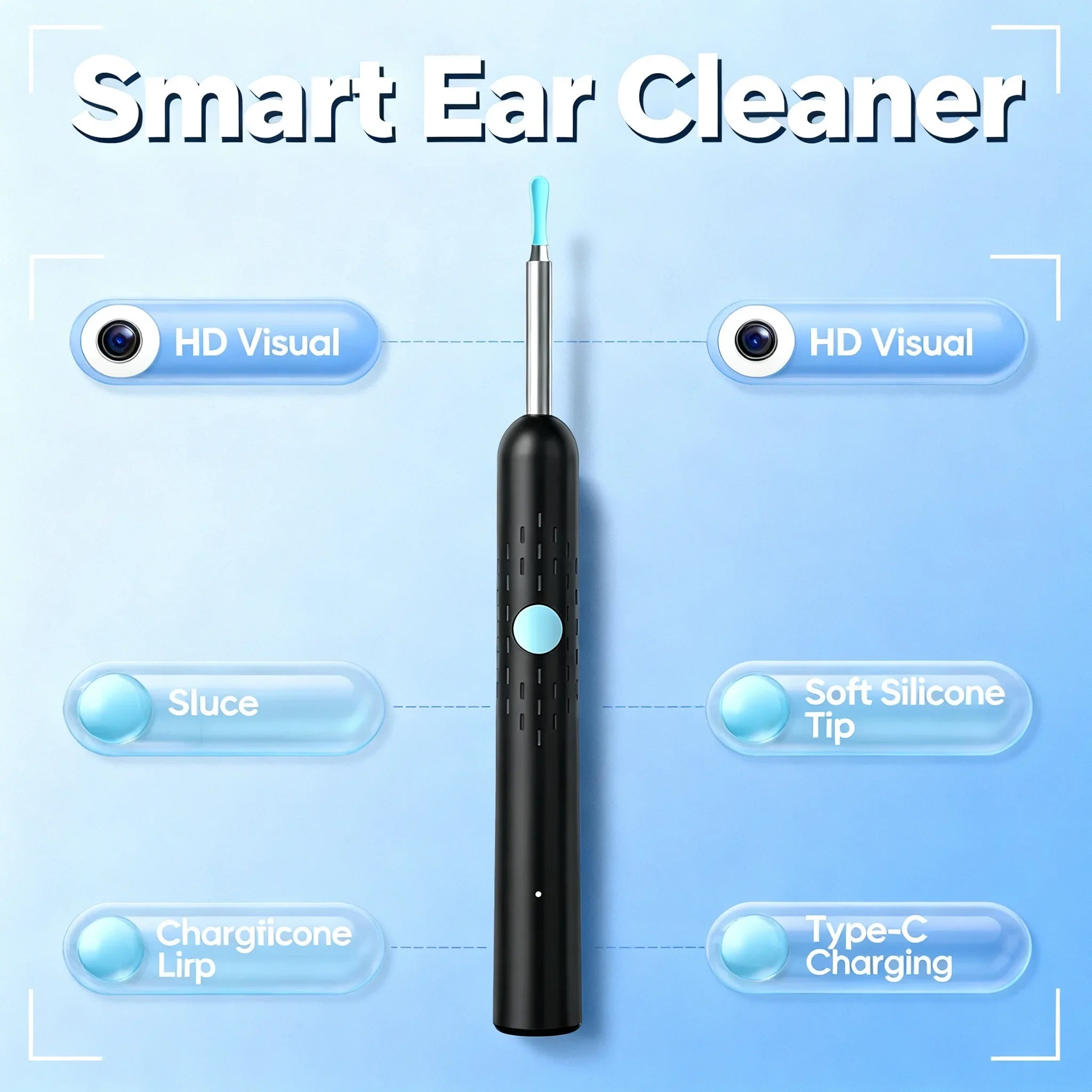 Nettoyeur d’oreilles intelligent avec caméra