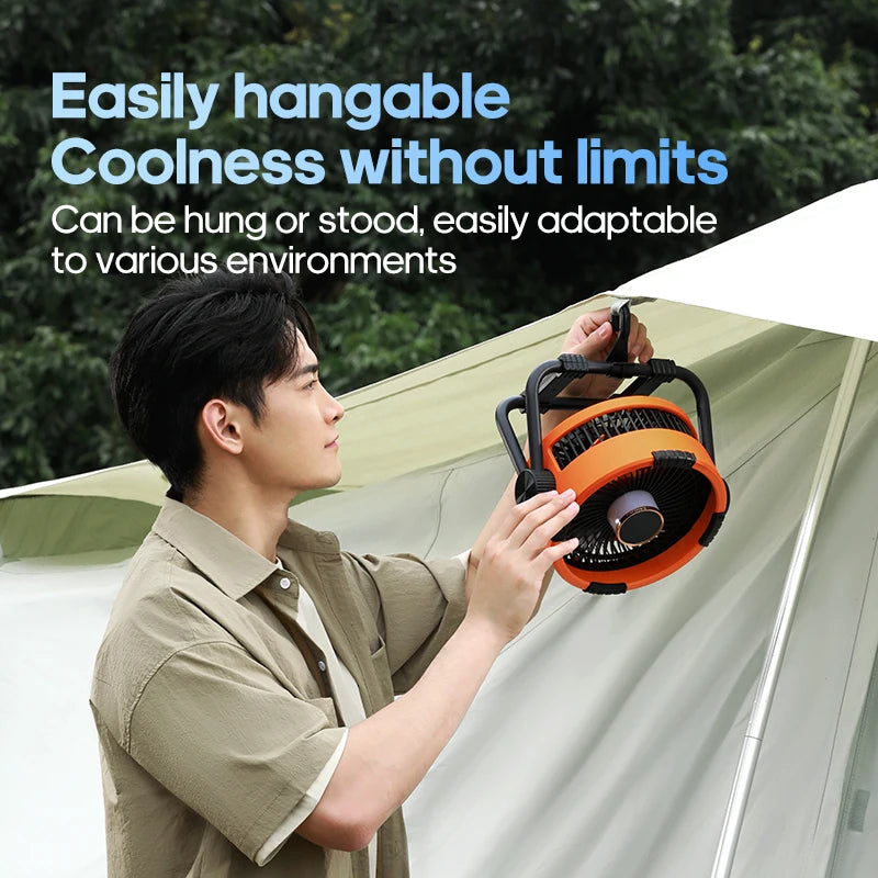 Ventilateur de Camping Rechargeable