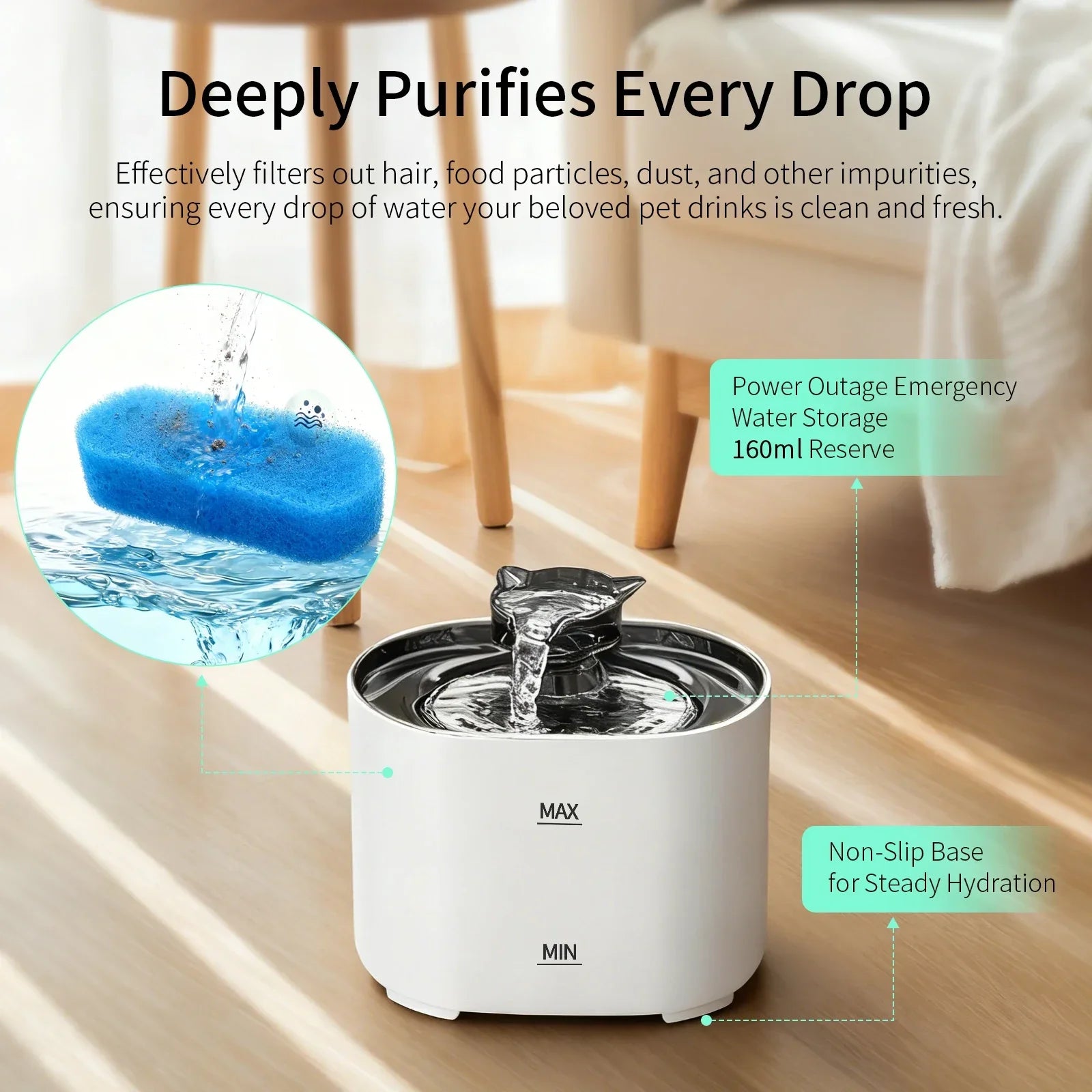 Fontaine à Eau Automatique pour animaux